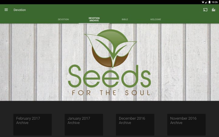 Seeds for the Soul Daily Devotion