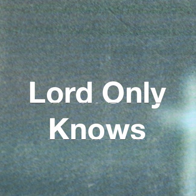 Lord Only Knows