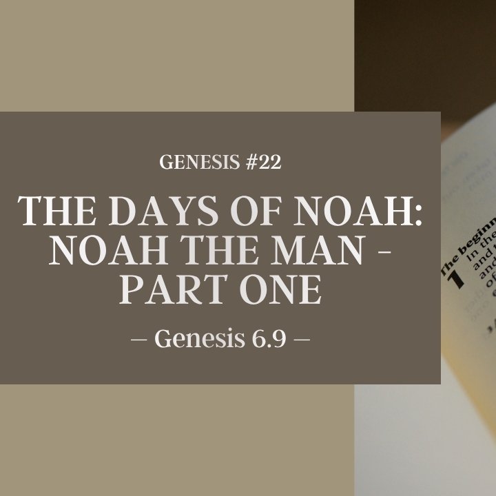 The Days of Noah: Noah the Man - Part One | Genesis #22 episode artwork