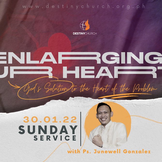 Enlarging our Hearts: God’s Solution to the Heart of the Problem