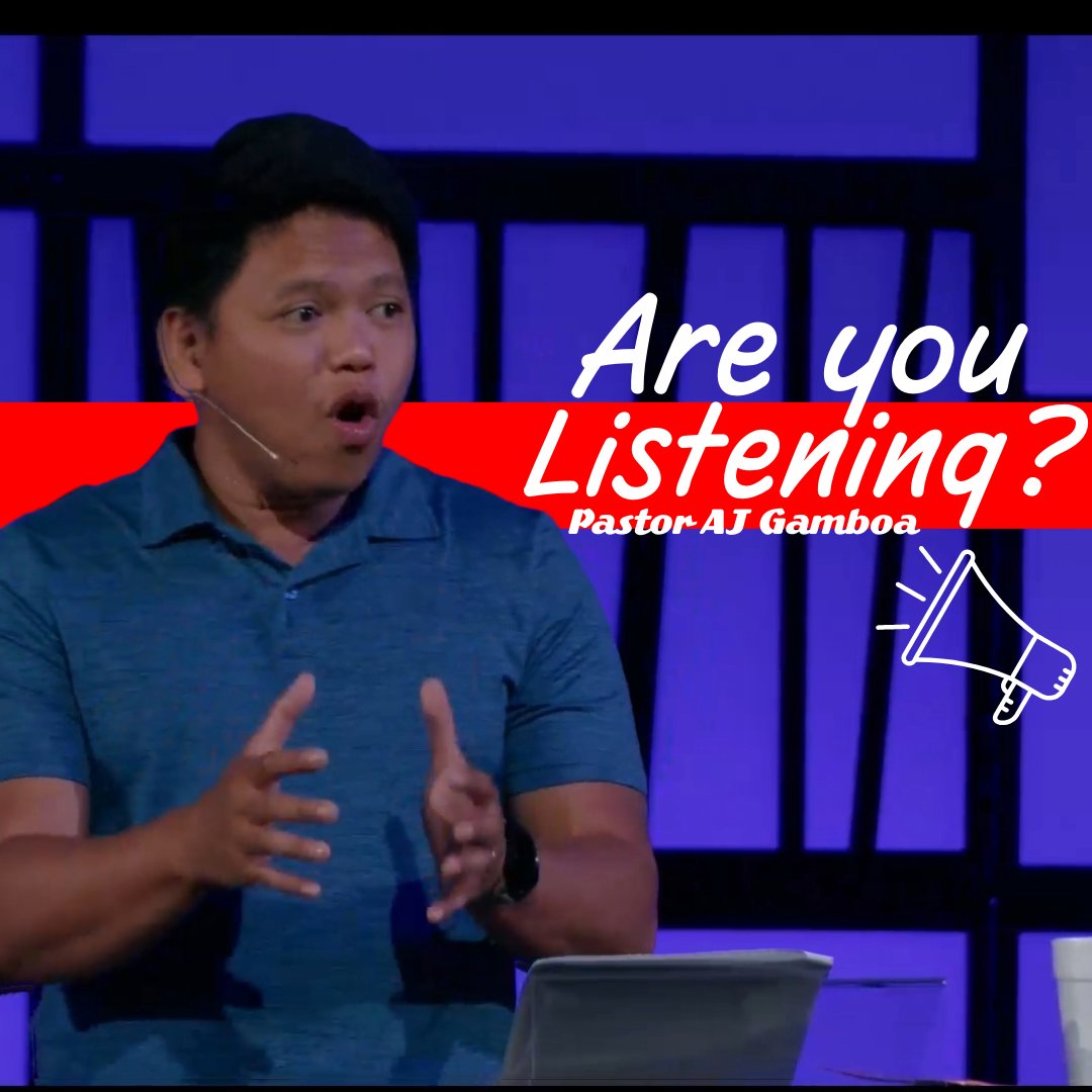 Active Listening: Hearing the Voice of God - Ptr. AJ Gamboa episode artwork