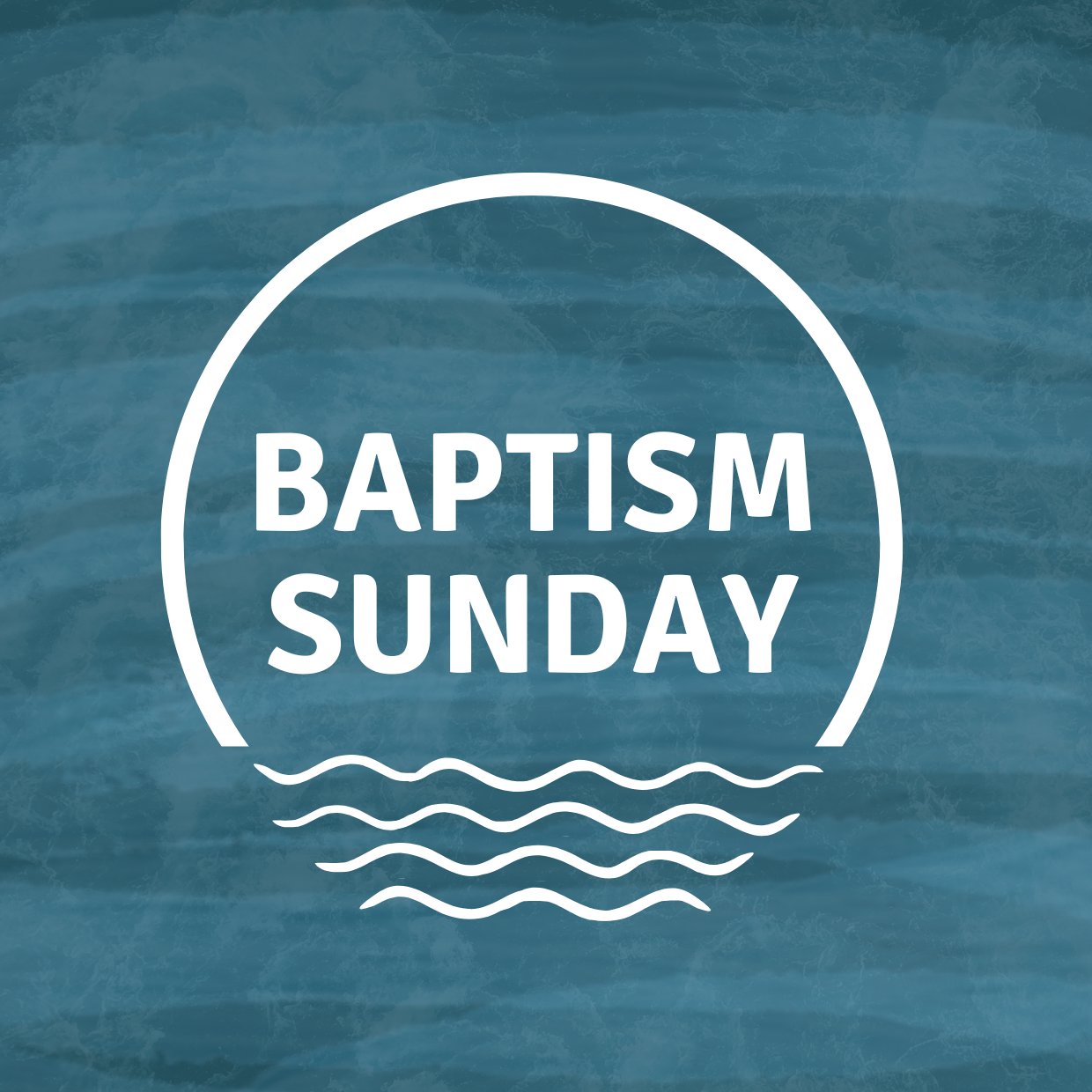 Baptism Sunday April 7th 2024 episode artwork