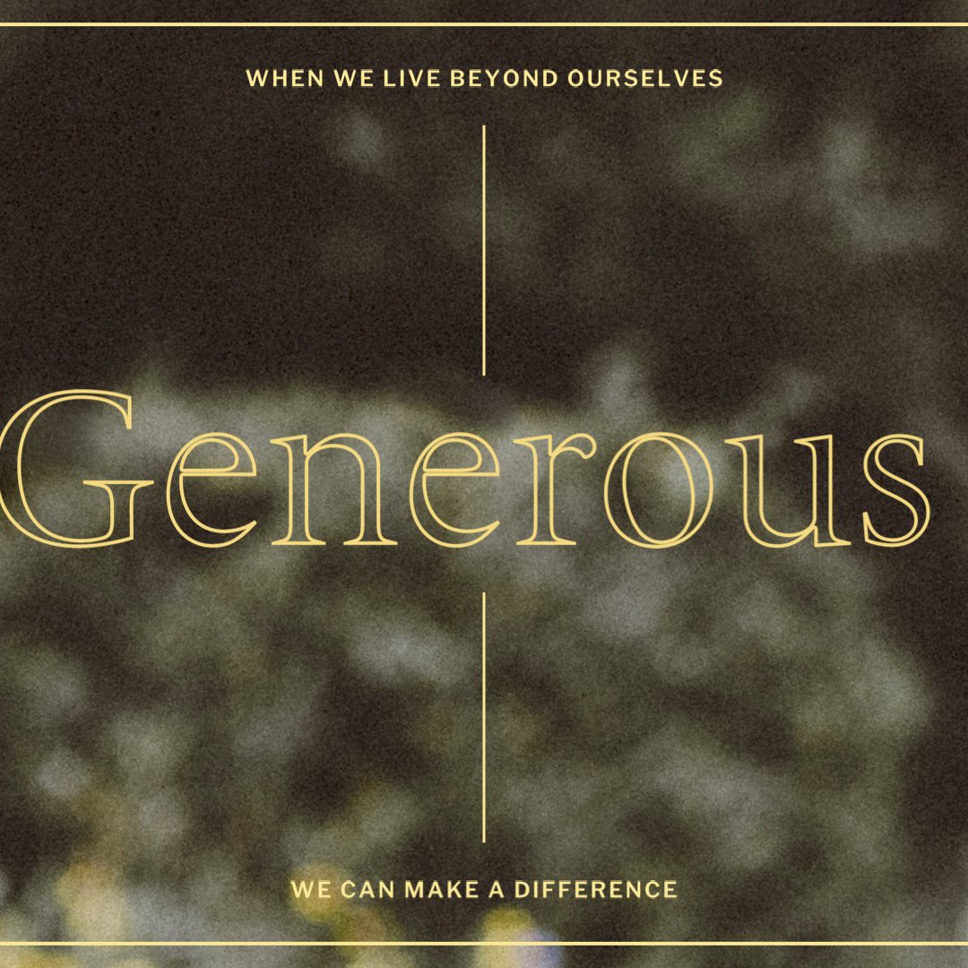 Generous | Our Gift to Jesus