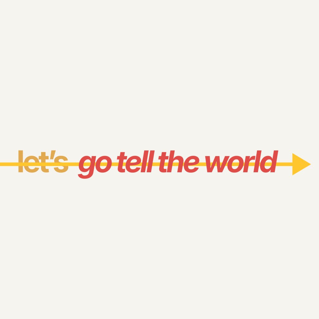 Let's Go Tell the World episode artwork