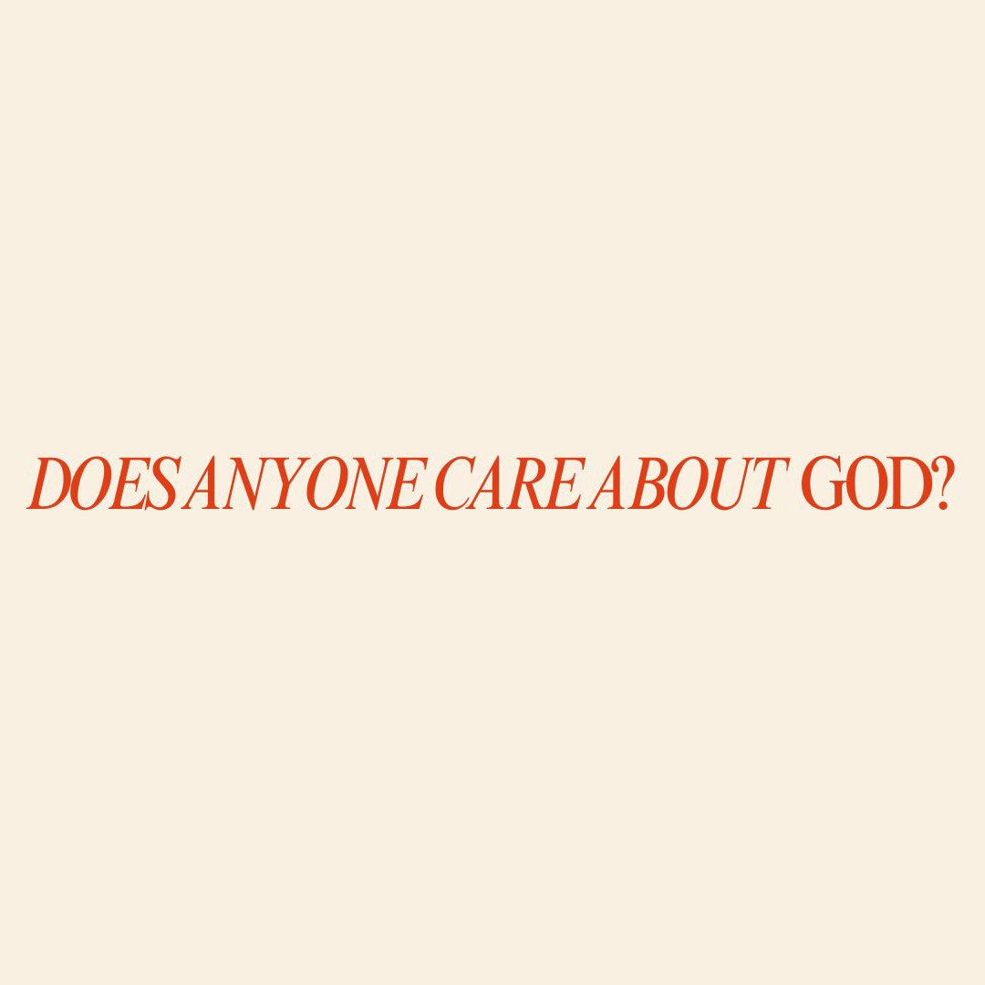 Does Anyone Care About God? (Exodus 32 Part 2) Does Anyone Care About God? (Exodus 32 Part 2)