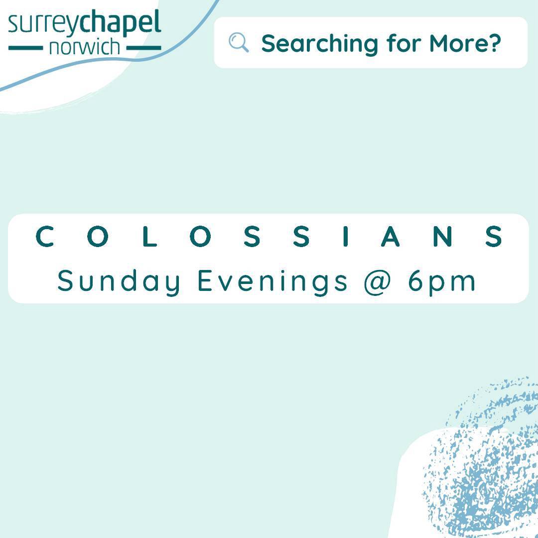 Wanting MORE? - Colossians 1:1-14