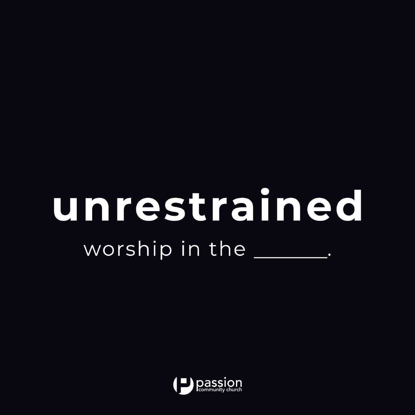 Unrestrained - Week 2 episode artwork