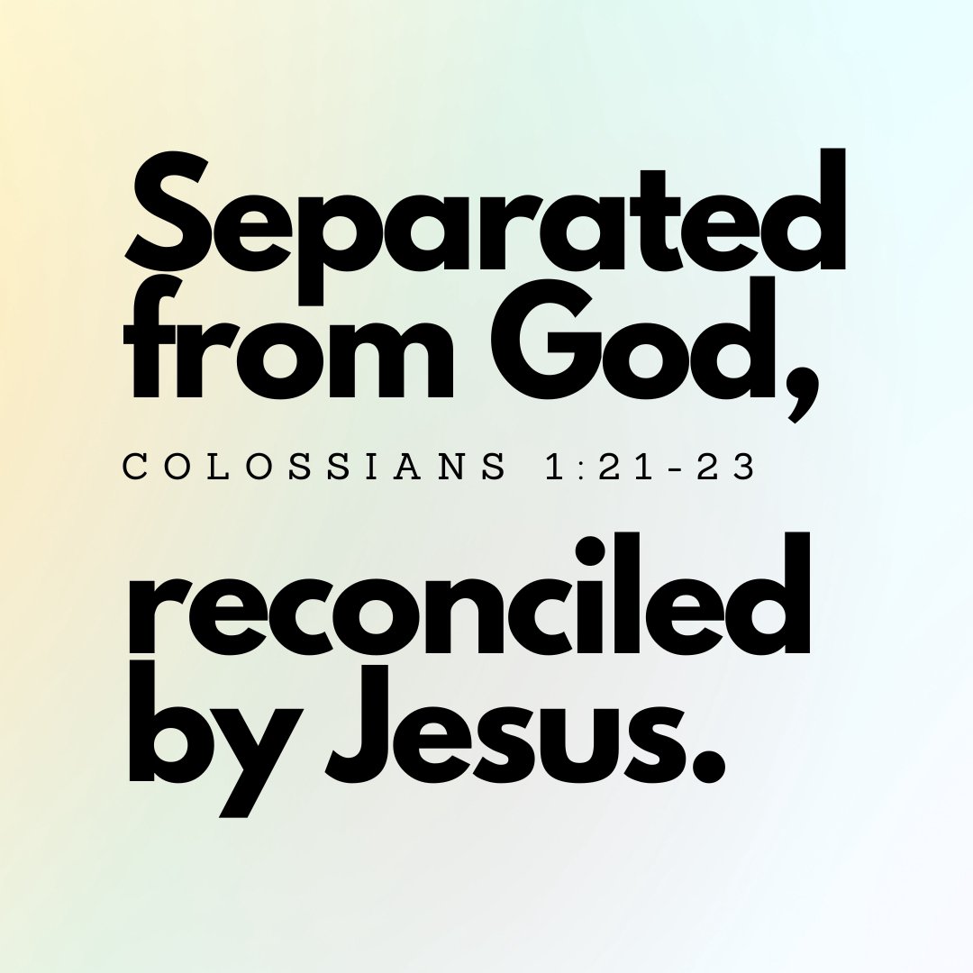 Separated from God, Reconciled by Jesus episode artwork