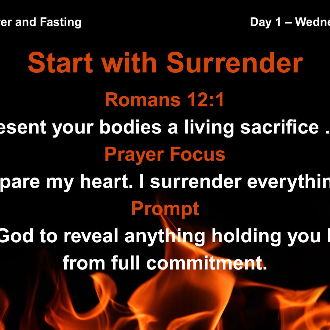 21 Days of Prayer and Fasting