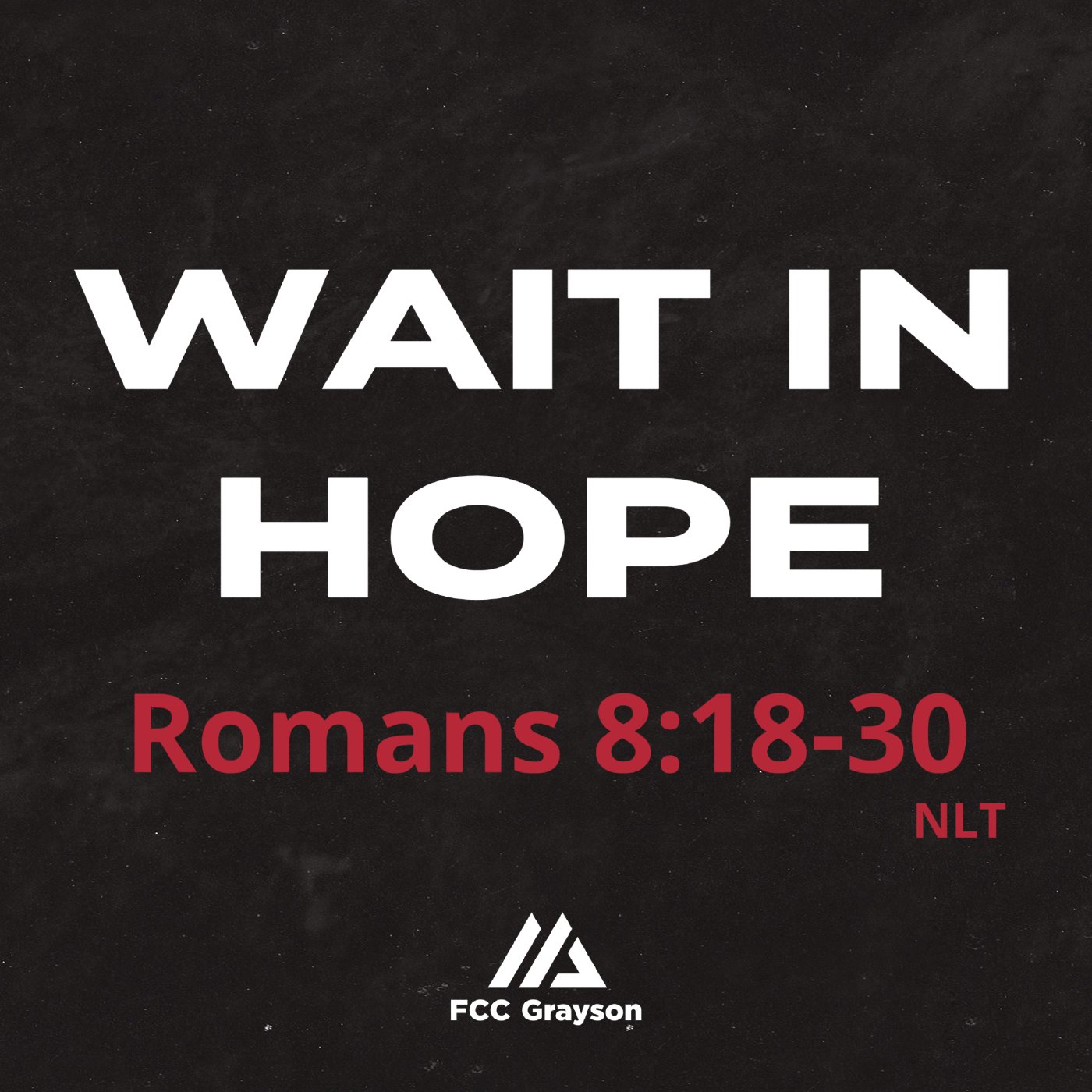 Wait In Hope - Week 2 episode artwork
