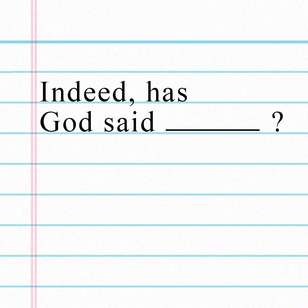 Indeed, Has God Said ? episode artwork