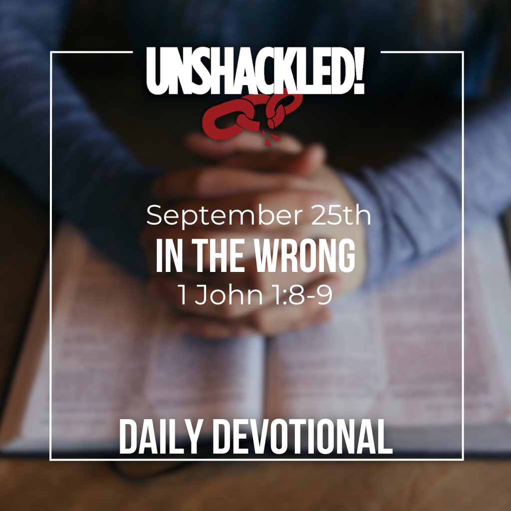 Daily Devotionals: In The Wrong - podcast episode cover