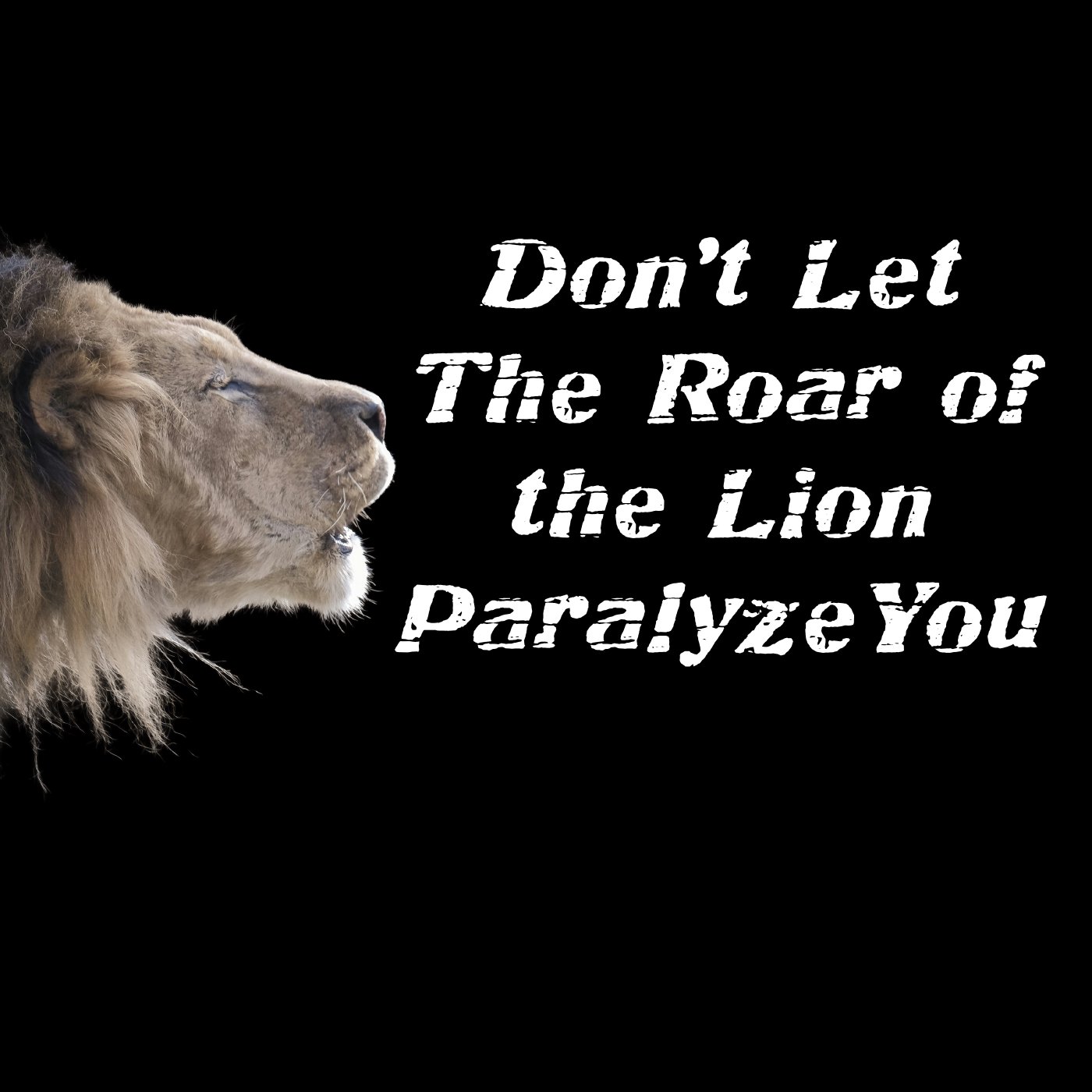 Don't Let The Roar Paralyze You