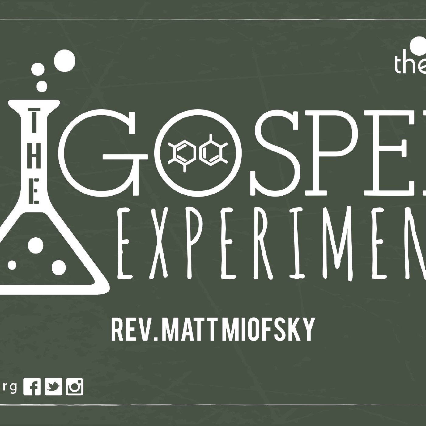 The Gospel Experiment; Week 1 episode artwork