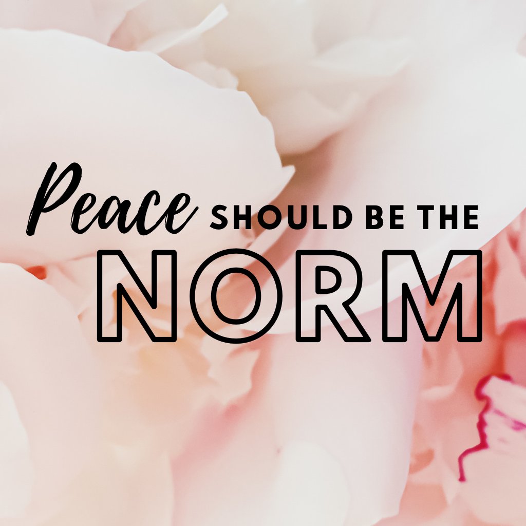 Peace Should Be The Norm episode artwork