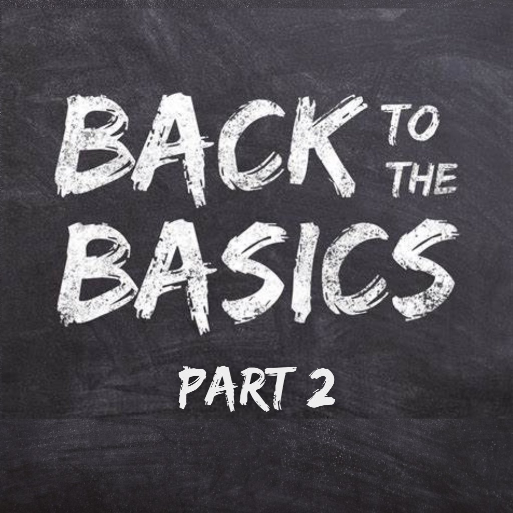 Back to the Basics (Part 2)