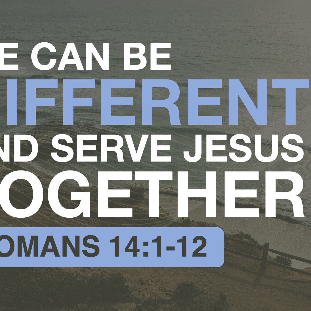 We Can Be Different and Serve Jesus Together | Romans 14:1-12 | January 19, 2025 episode artwork