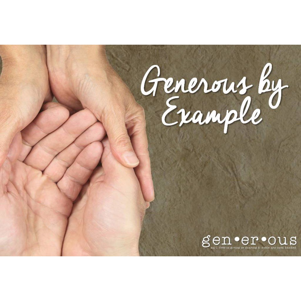 10-14-18 - Generous By Example episode artwork