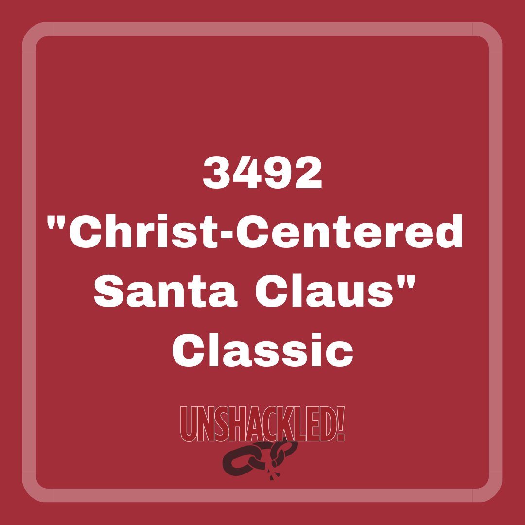 3492 "Christ-Centered Santa Claus" Classic