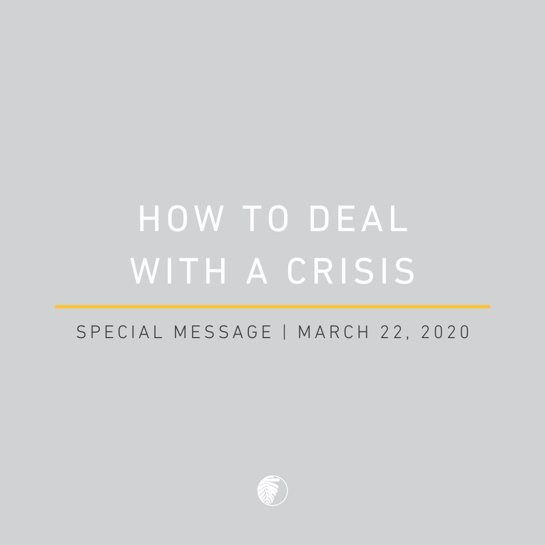 How To Deal With A Crisis episode artwork