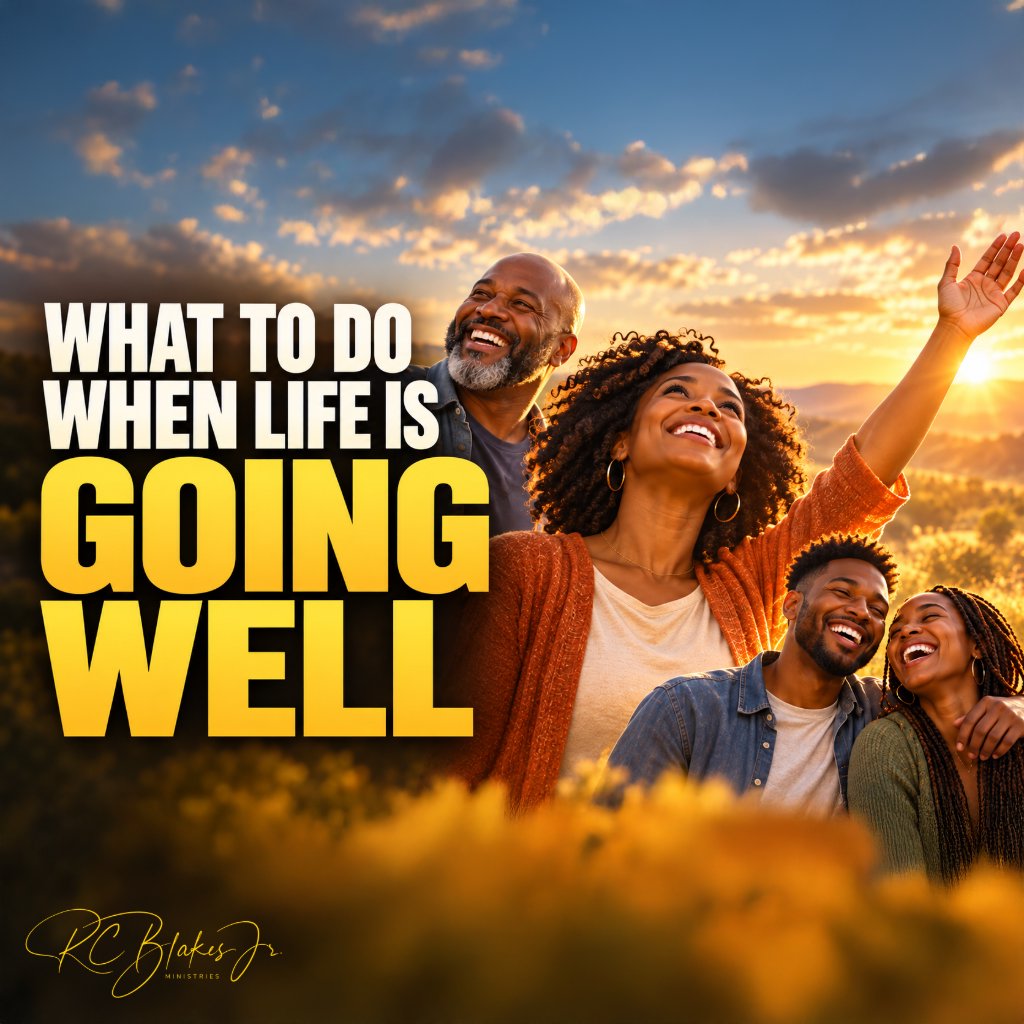 What to do When Life is Going Well | Bishop RC Blakes, Jr.
