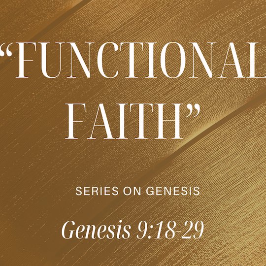 Genesis 9:18-29 - "Functional Faith" - January 26 2025 episode artwork