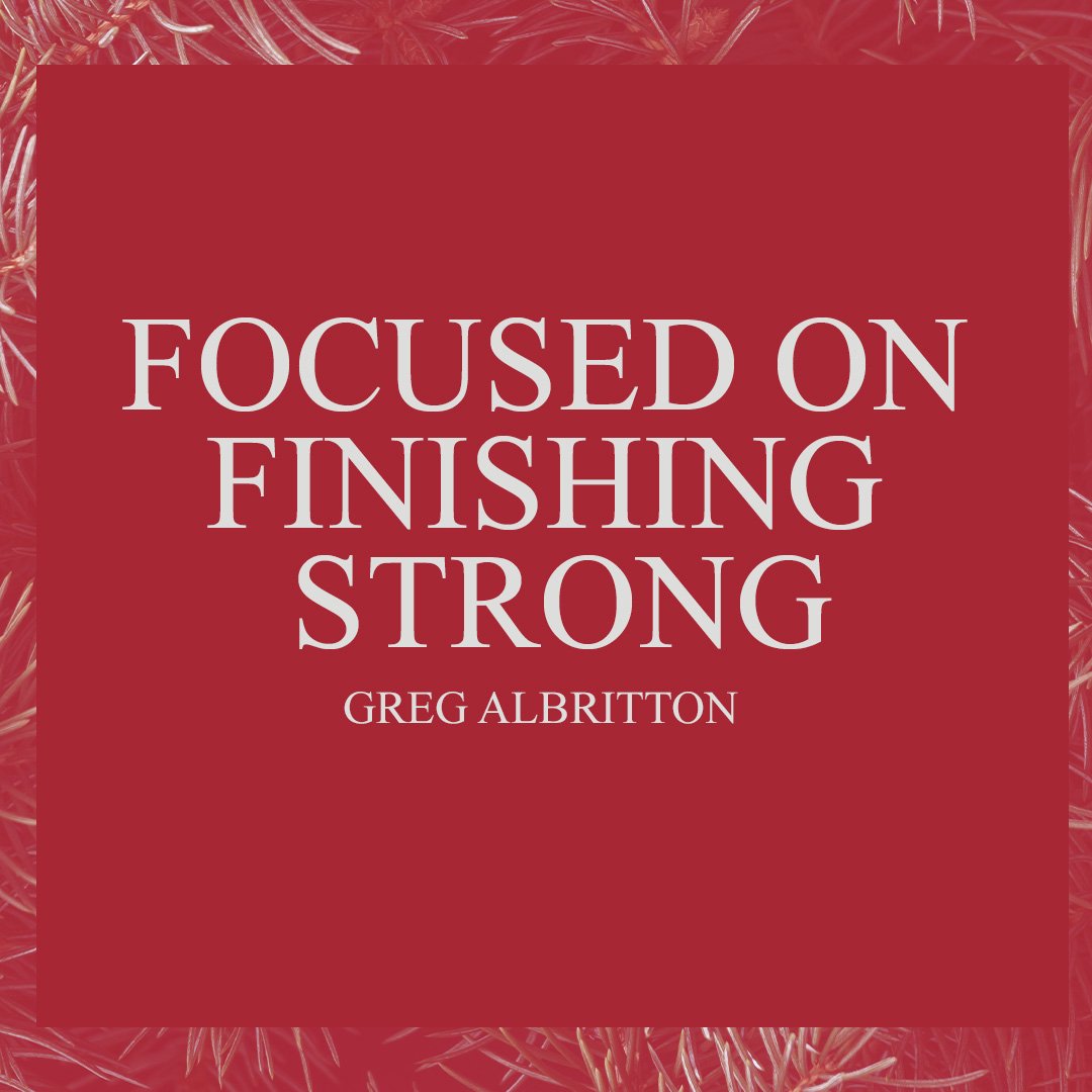 Focused on Finishing Strong - Podcast episode artwork