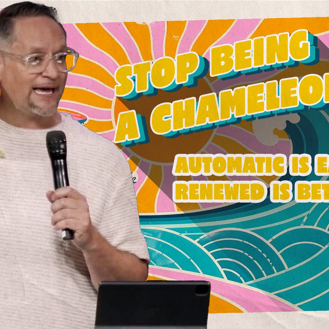 STOP BEING A CHAMELEON