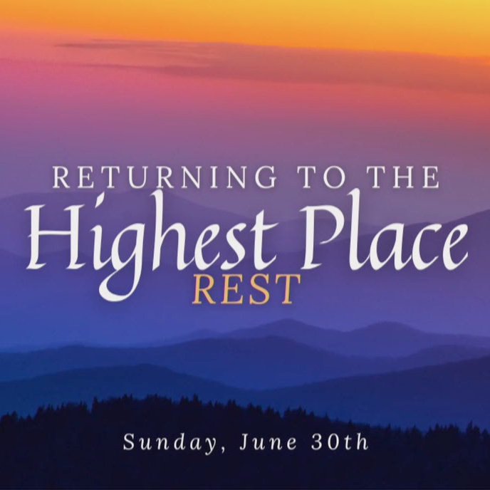 2024 Returning to the Highest Place: Rest