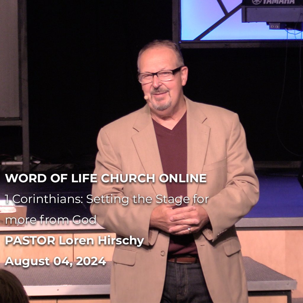 Setting the Stage for more from God