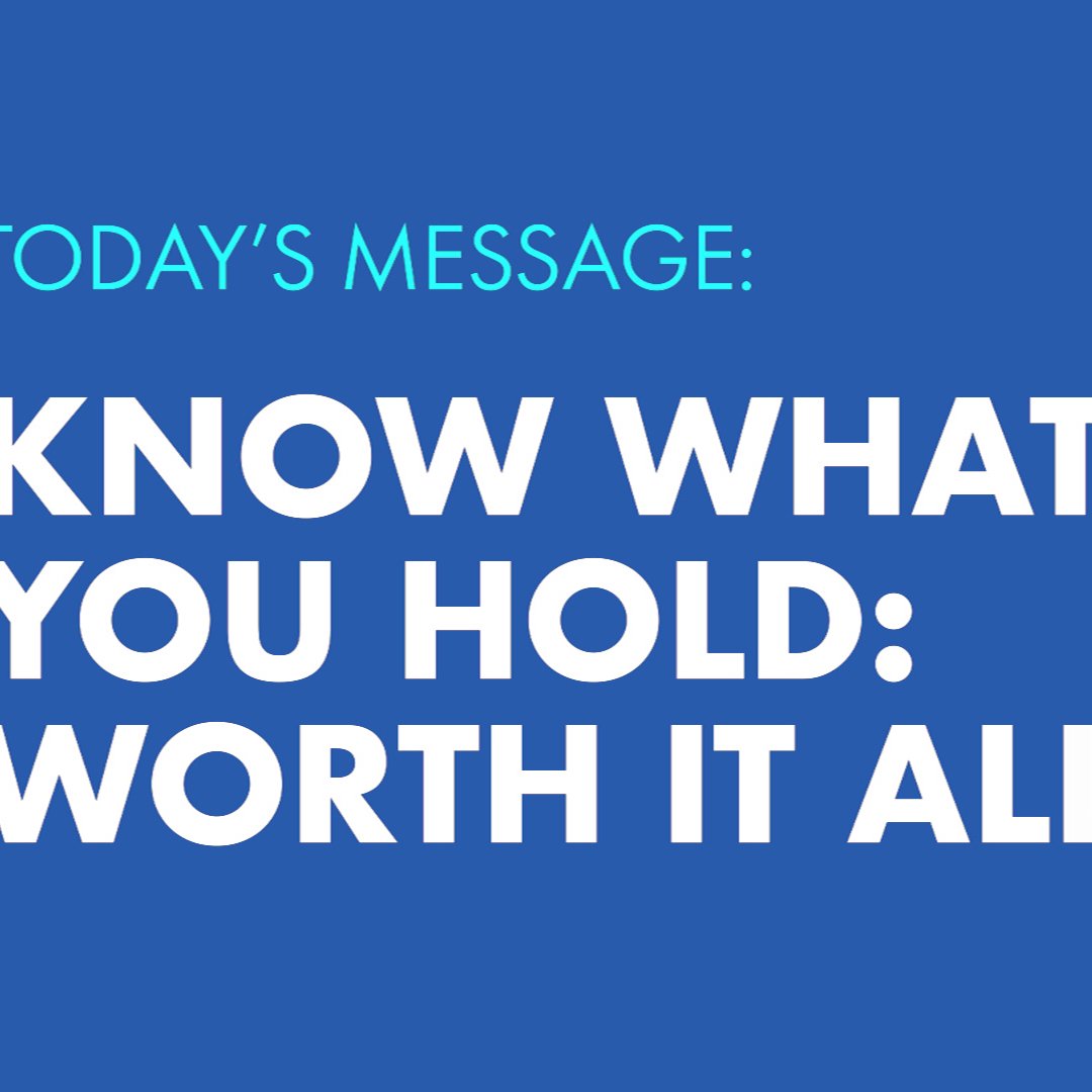 Know What You Hold: Worth It All - Sermon episode artwork