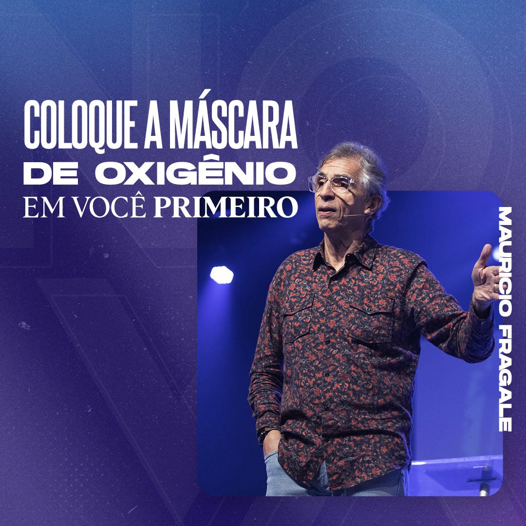 Coloque a máscara de oxigênio em você primeiro