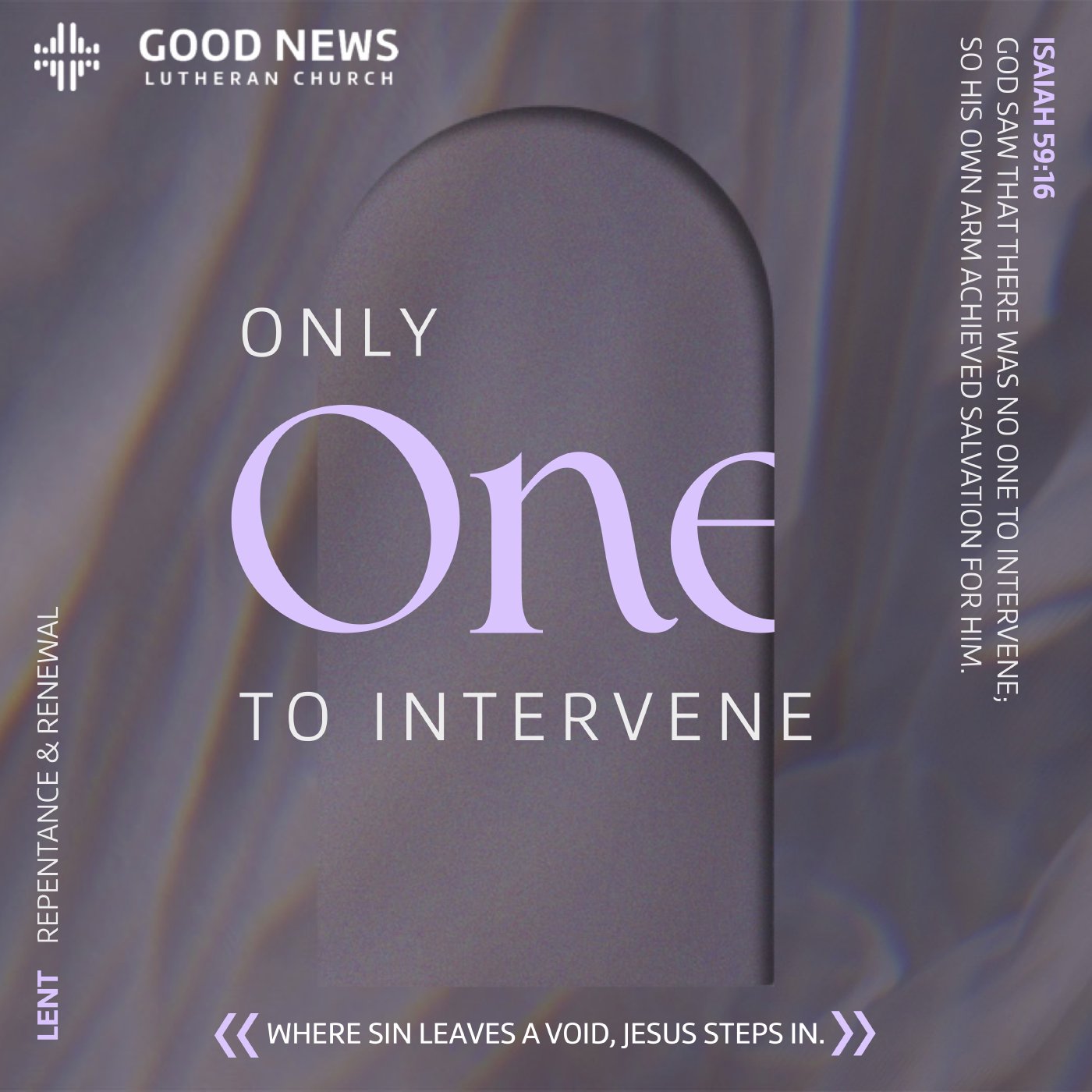 Eventually, the intervention Jesus came for had to happen at a tomb