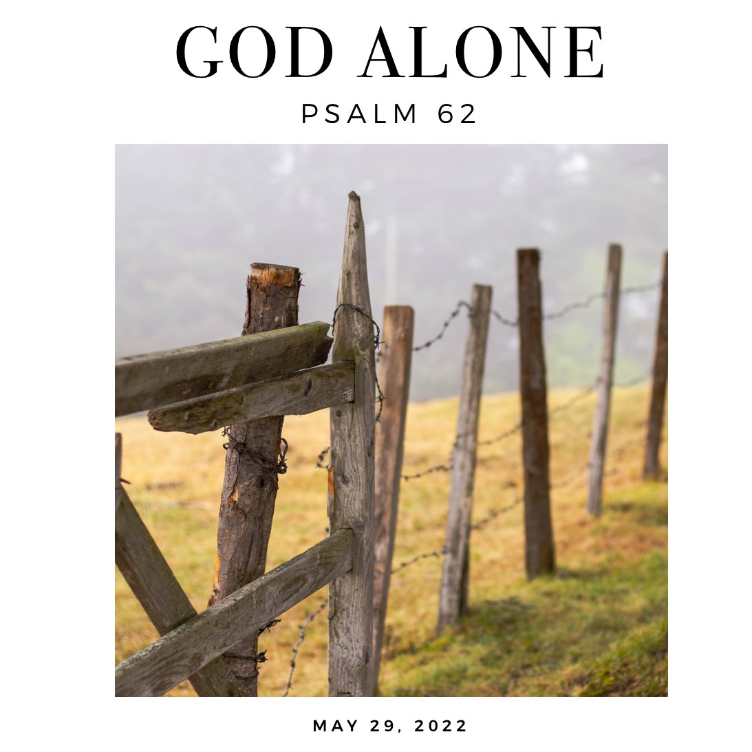 "God Alone" - Psalm 62 episode artwork