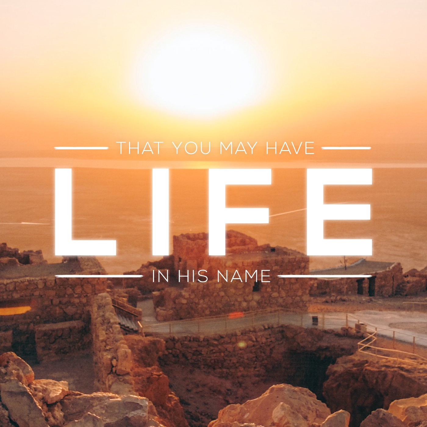 That You May Have Life In His Name - Week 38 episode artwork