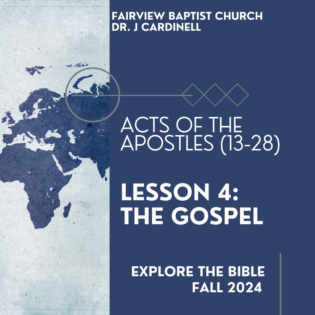 Fairview Baptist Small Group Lesson