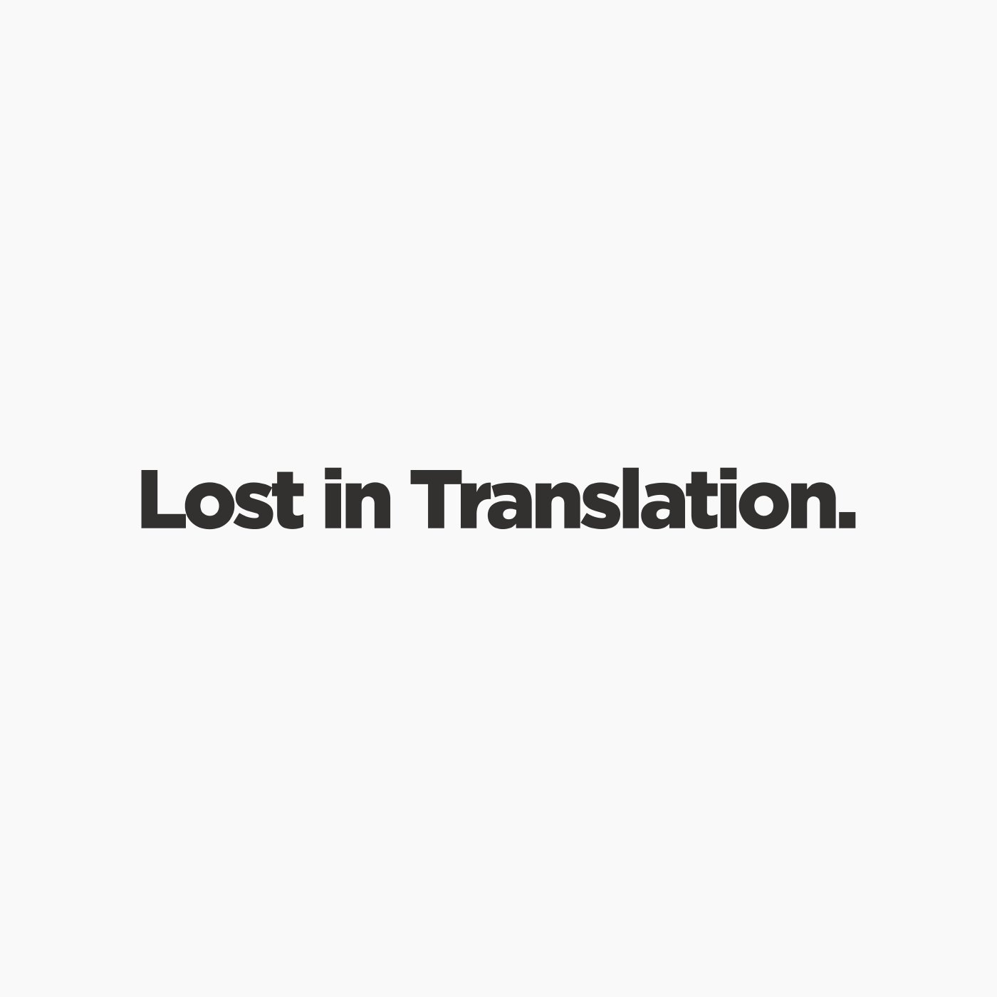 Lost in Translation | Exodus 1-19