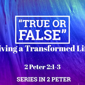 2 Peter 2:1-3 - "True or False?" - July 16 2023 episode artwork