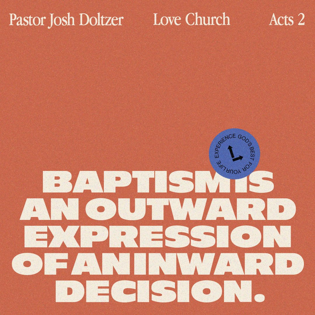 Baptism Sunday | Pastor Josh Dotzler | Acts 2