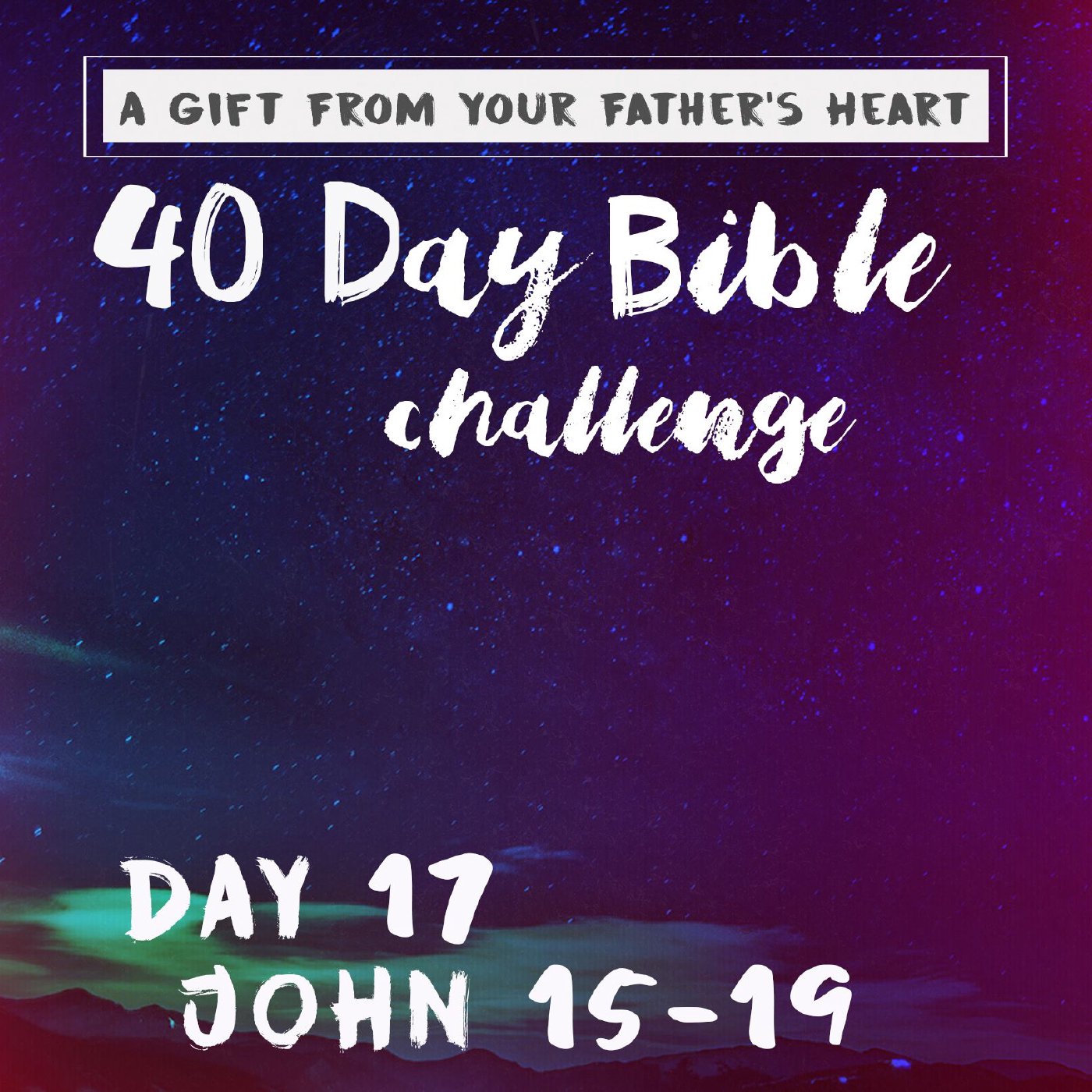 Day 17 - John 15-19 episode artwork