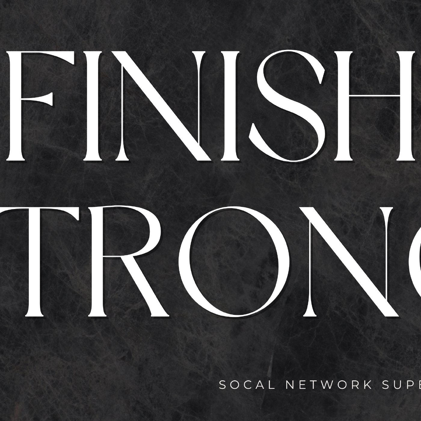 Finish Strong episode artwork