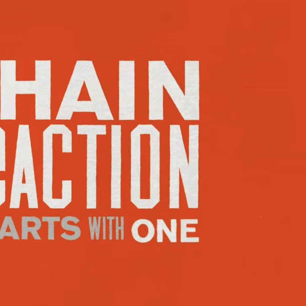 Chain Reaction Starts With One: Week 1 episode artwork