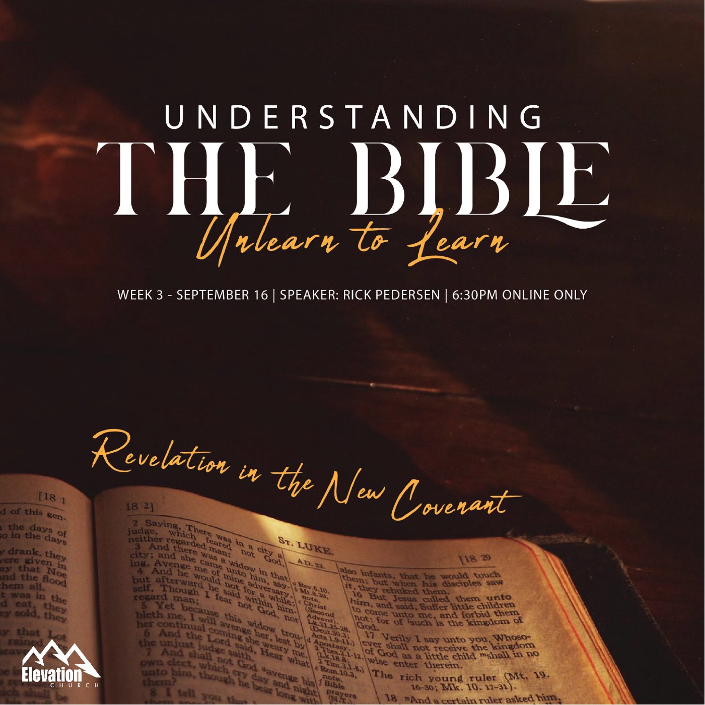 Understanding the Bible - Unlearn to Learn episode artwork