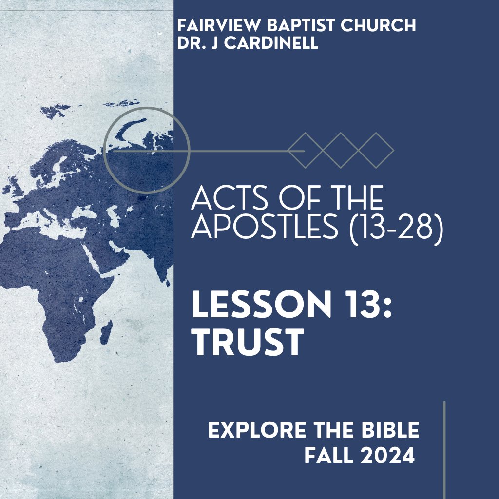 Fairview Baptist Small Group Lesson