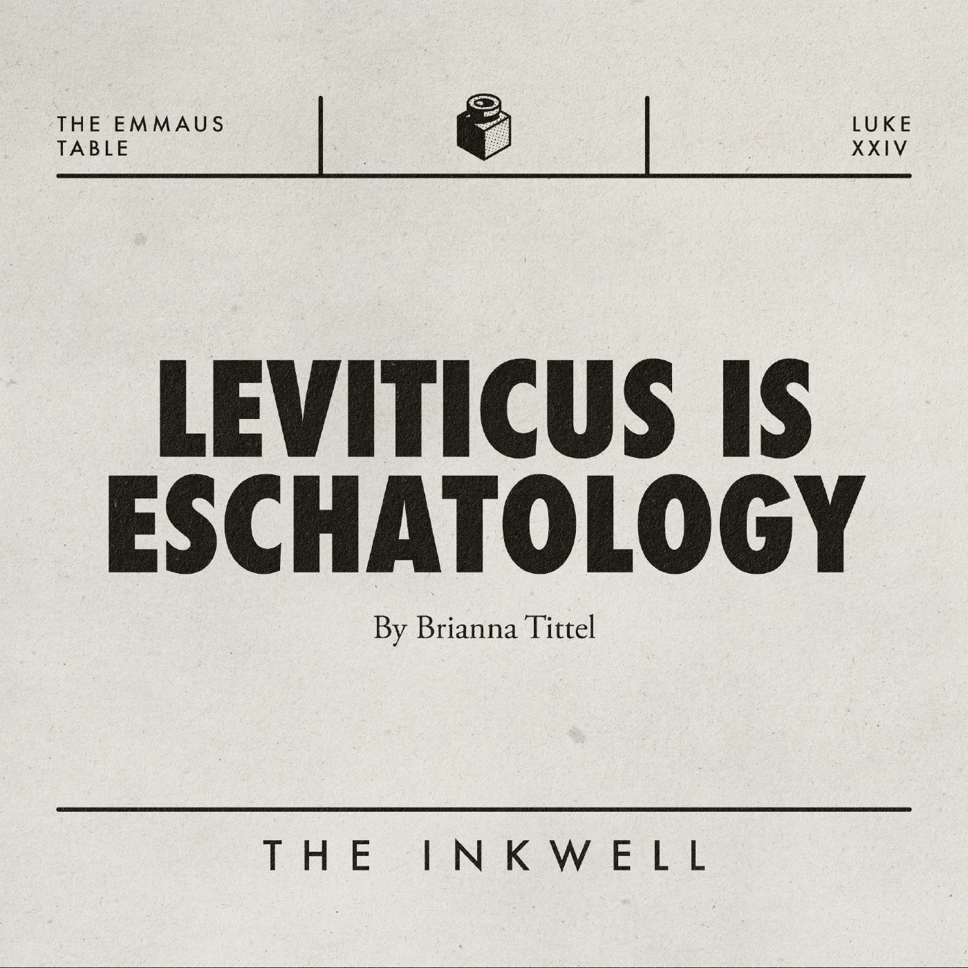 Leviticus is Eschatology episode artwork