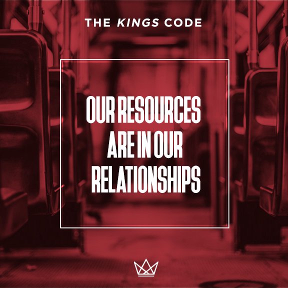 Kings Code - Our Resources Are In Our Relationships episode artwork