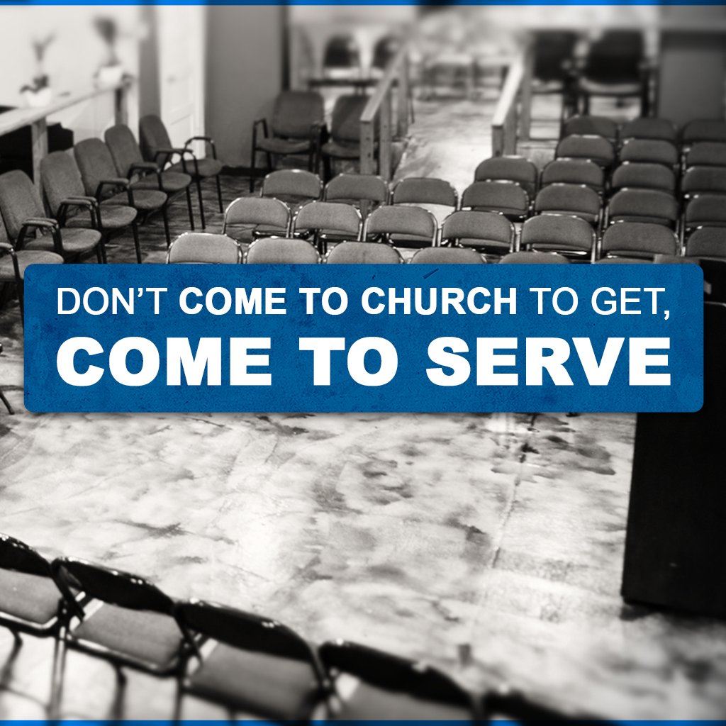 Don't Come to Church to Get, Come to Serve episode artwork