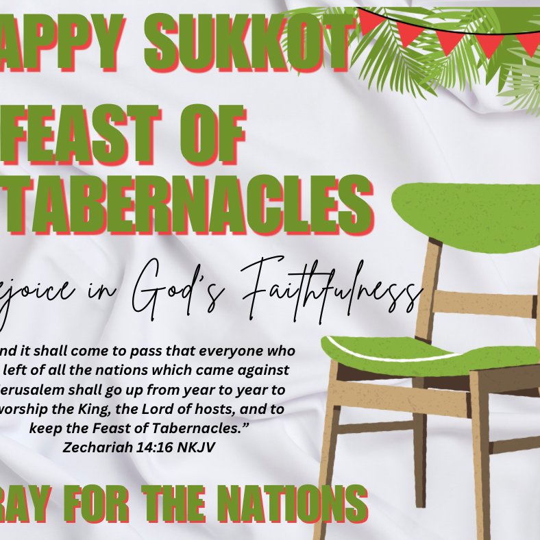 Feast of Tabernacles - Sukkot - Yeshua the Messiah shall be King over all the nations.