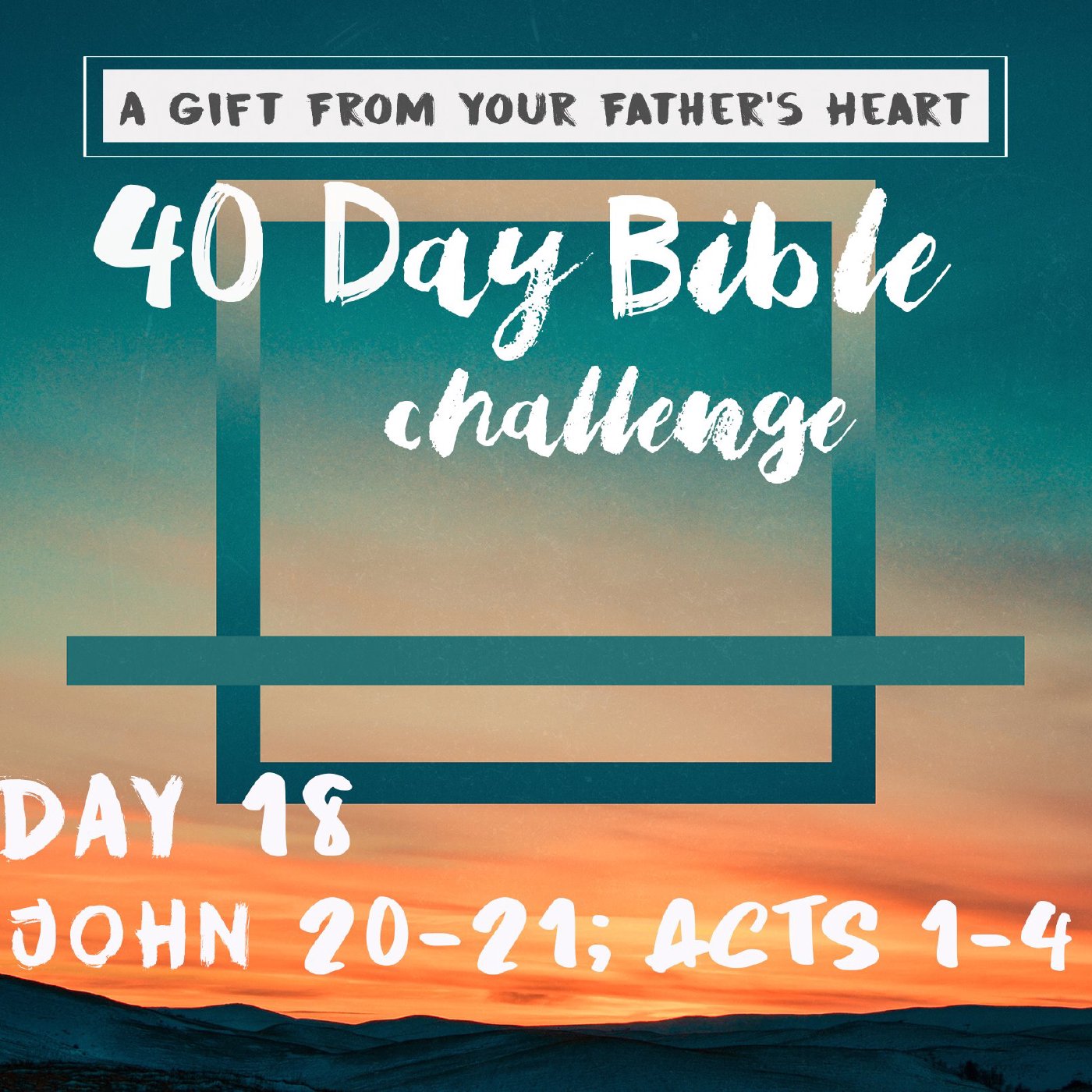 Day 18 - John 20-21;  Acts 1-4 episode artwork