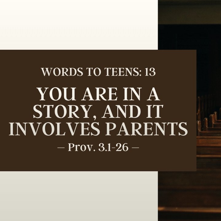 You are in a Story, and It Involves Parents | Words to Teens #13 episode artwork